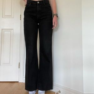 Zara wide leg jean